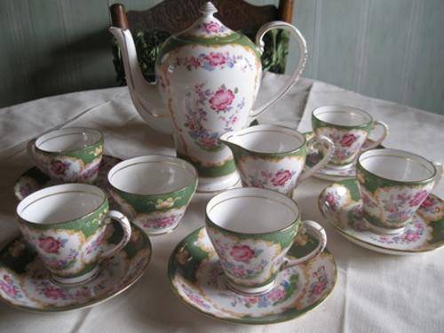 Grafton Bone China Coffee Set Canton