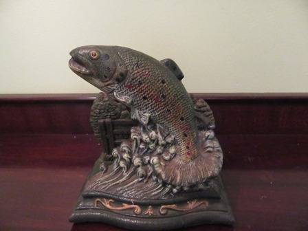 Cat Iron Fish Letter Holder