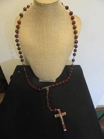 Wooden Beaded Rosary