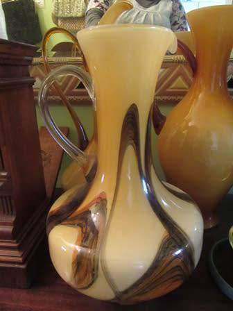 Venetian Glass Vase/ Pitcher