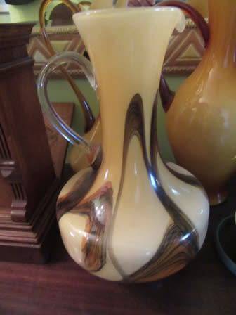 Venetian Glass Vase/ Pitcher