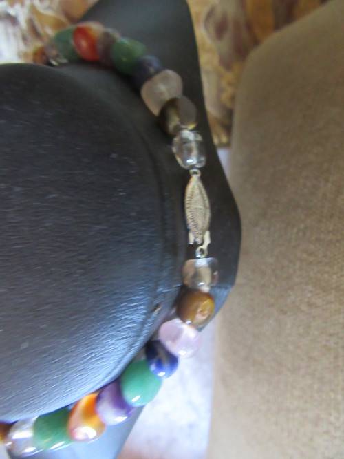 Vintage Multi  Semi Preciouse Stone Necklace