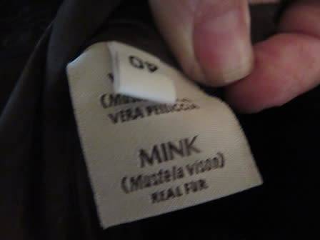 Gorgeous Manzari  Milano  Vintage Mink Fur Coat with Hood