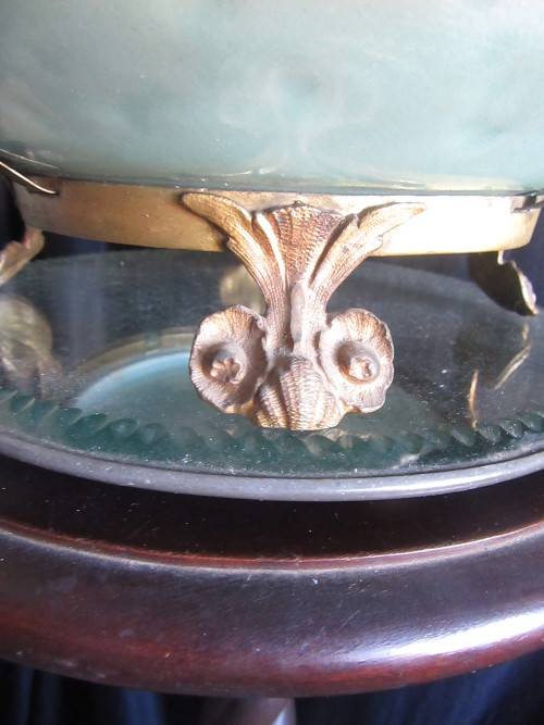 19th Centuary Ormolou Mounted Chinese Bowl Decorated with Flowers, Birds & Butterflies Backstamped