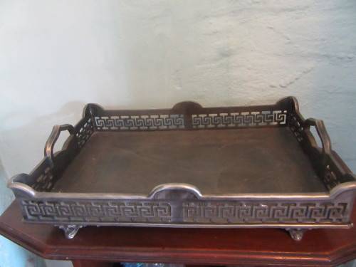 Stunning  Footed Gallery Tray