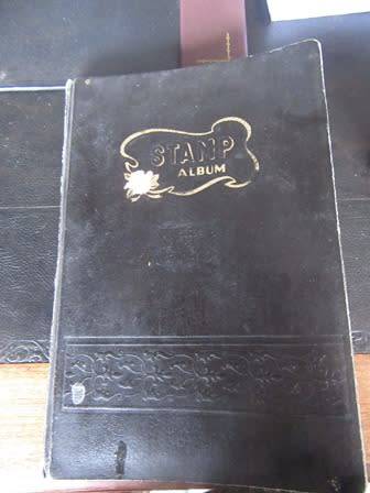 Vintage Stamp Album With Stamps