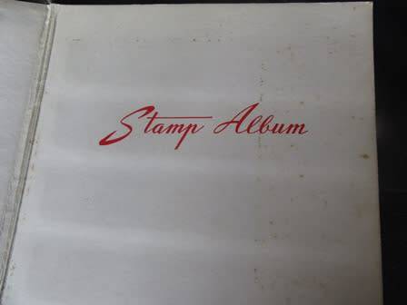 Vintage Stamp Album With Stamps