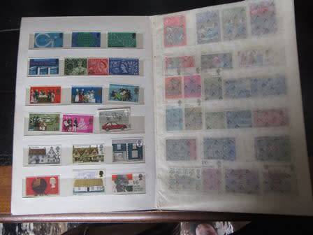 Vintage Stamp Album With Stamps