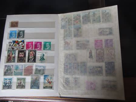 Vintage Stamp Album With Stamps
