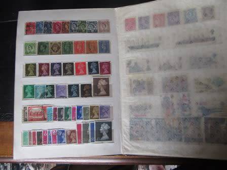 Vintage Stamp Album With Stamps