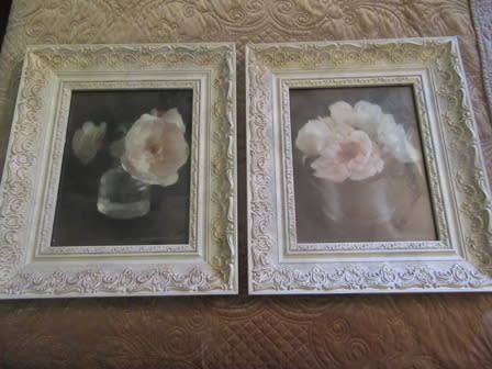 Pair of Beautifully Framed Rose Prints By Bruce Hamilton Dorn