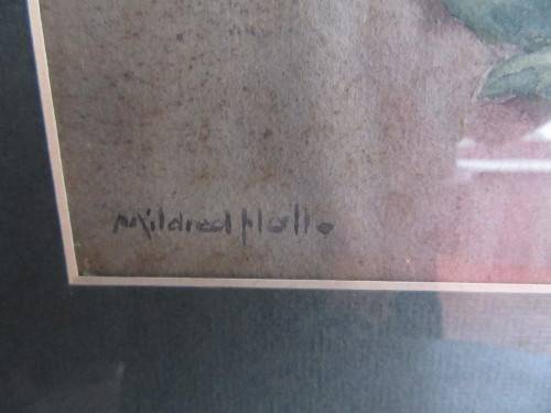 Pair of Watercolour Paintings by Mildred Hall