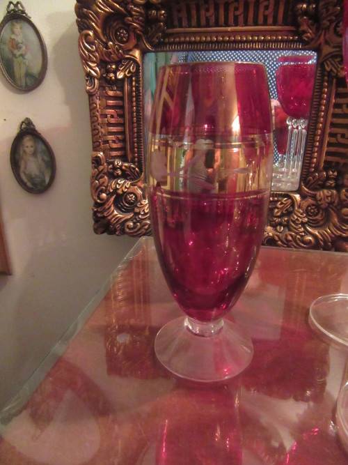 Selection of 21 Red Wine , sherry Glasses and Flutes