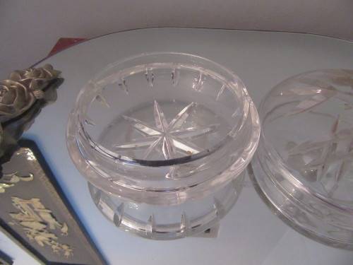 Crystal Round Candy Jar With Lid