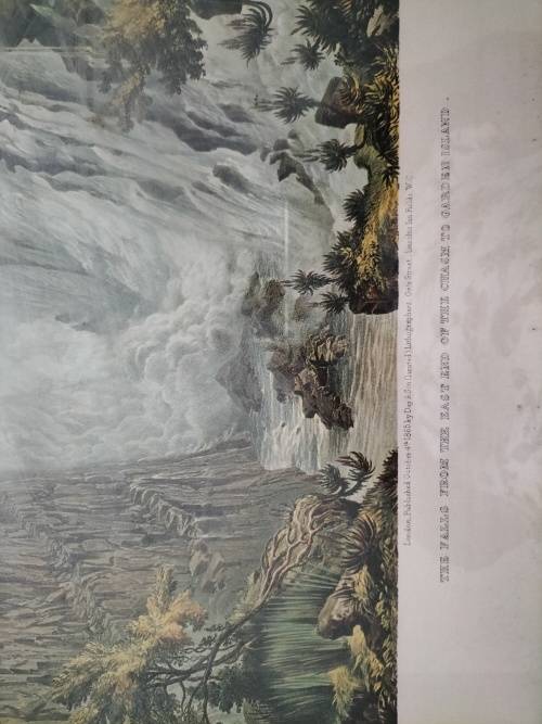 Set of 4 Thomas Baines Lithographs of The Victoria Falls