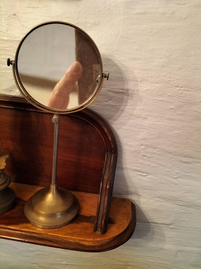 Brass Shaving Mirror