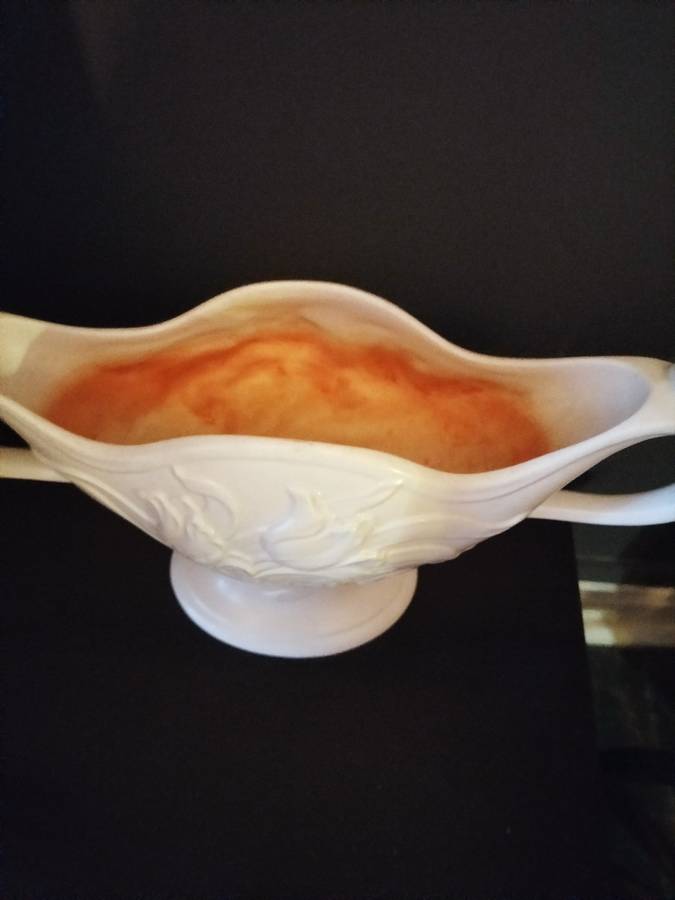 Art Deco Spode Velamour Tulip Relief Vase