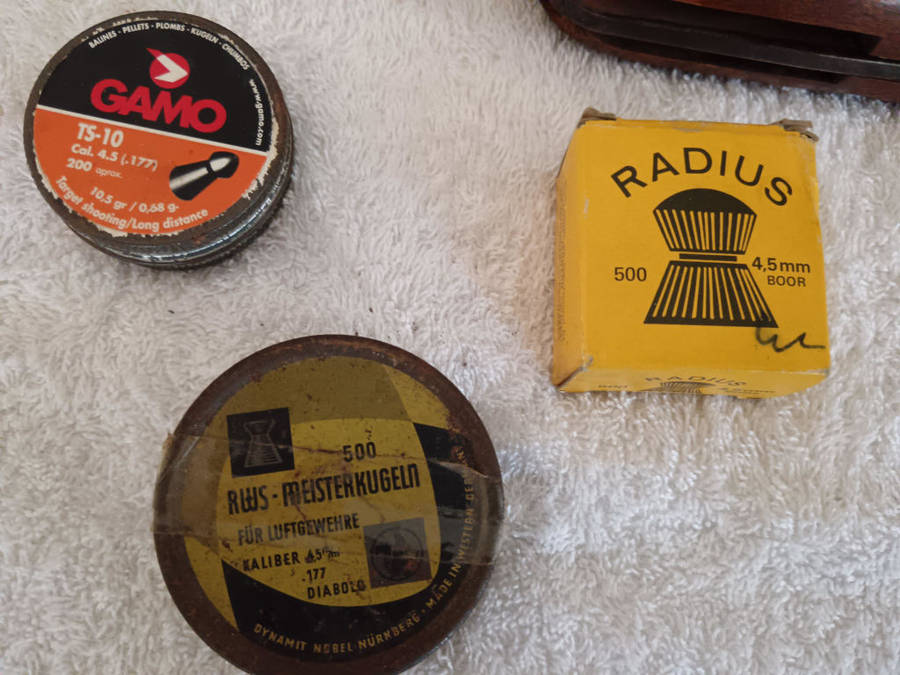 Vintage BSA Pellet Gun with Pellets C 1950 -1960