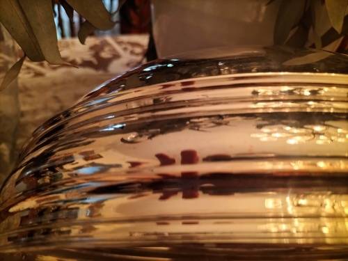 Sheffield Silver Plated Food Dome with Grape Design Handle C1900