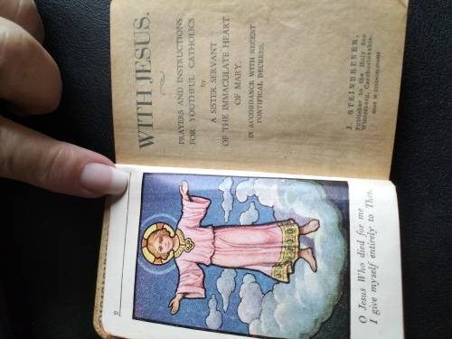 Pair of Catholic books ' Prayers and Instructions & ' The Treasury of the Sacred Heart.