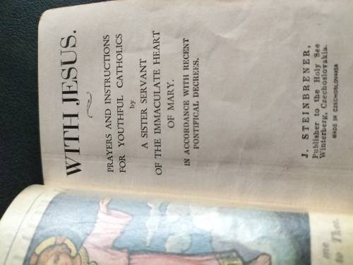 Pair of Catholic books ' Prayers and Instructions & ' The Treasury of the Sacred Heart.