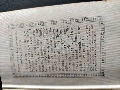 Pair of Catholic books ' Prayers and Instructions & ' The Treasury of the Sacred Heart.