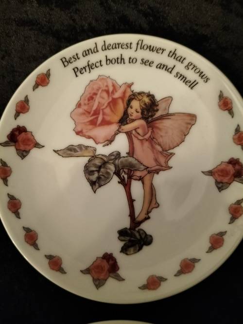 Set of 3 Flower Fairies Plate by Cicily Mary Barker