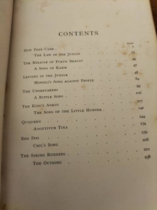 The Second Jungle Book By Rudyard Kipling dated 1895