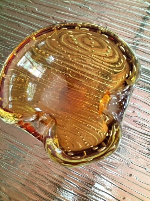 Murano Bubble Glass Ashtray