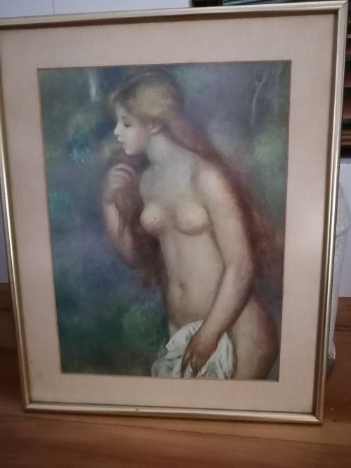 Framed Nude Print