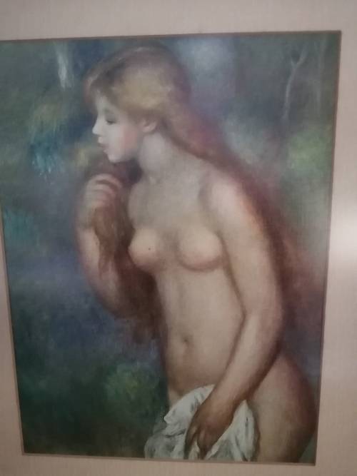 Framed Nude Print