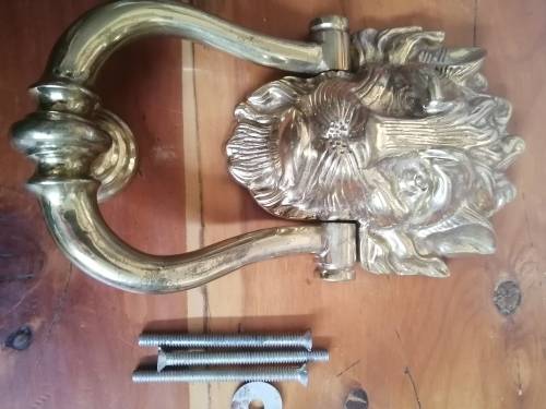 Brass Lion Door Knocker