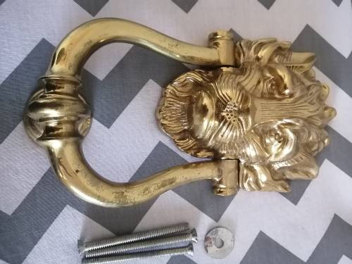 Brass Lion Door Knocker
