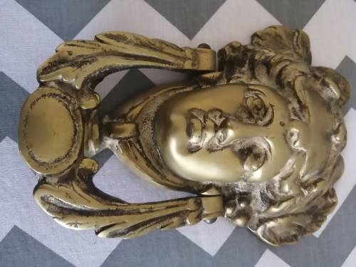 Brass Sun Godess Door Knocker