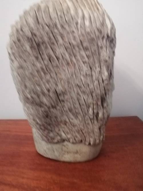 Verdite Stone Shona Bust signed