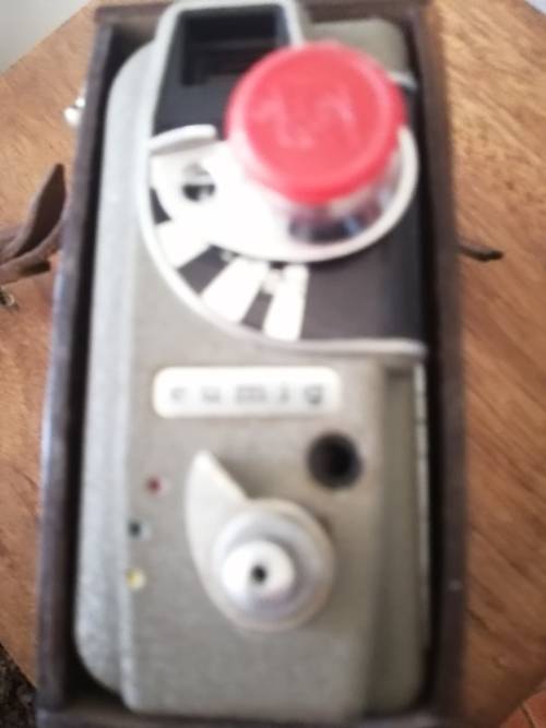 Vintage Eumig Camera with leather bag