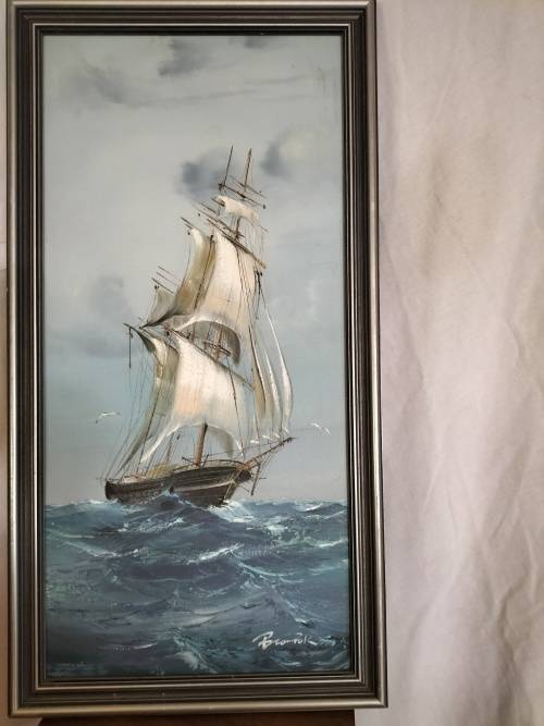Brian Pak Clipper Ship Painting