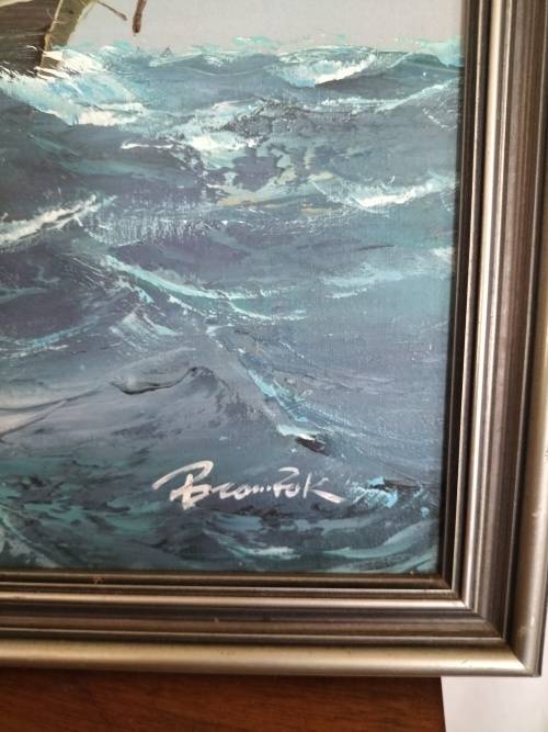 Brian Pak Clipper Ship Painting