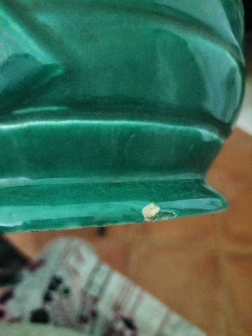 Large Lucia Ware Green Vase