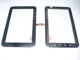 samsung galaxy tab P1000 replacement touch glass digitizer with adhesive already applied.