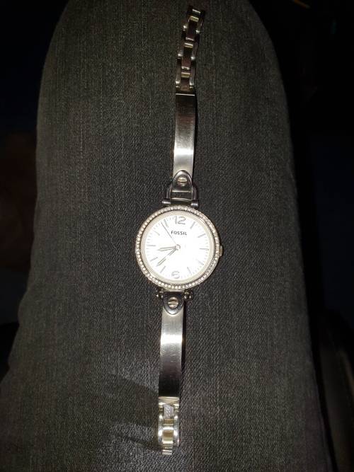 Fossil Womens Georgia stainless steel watch