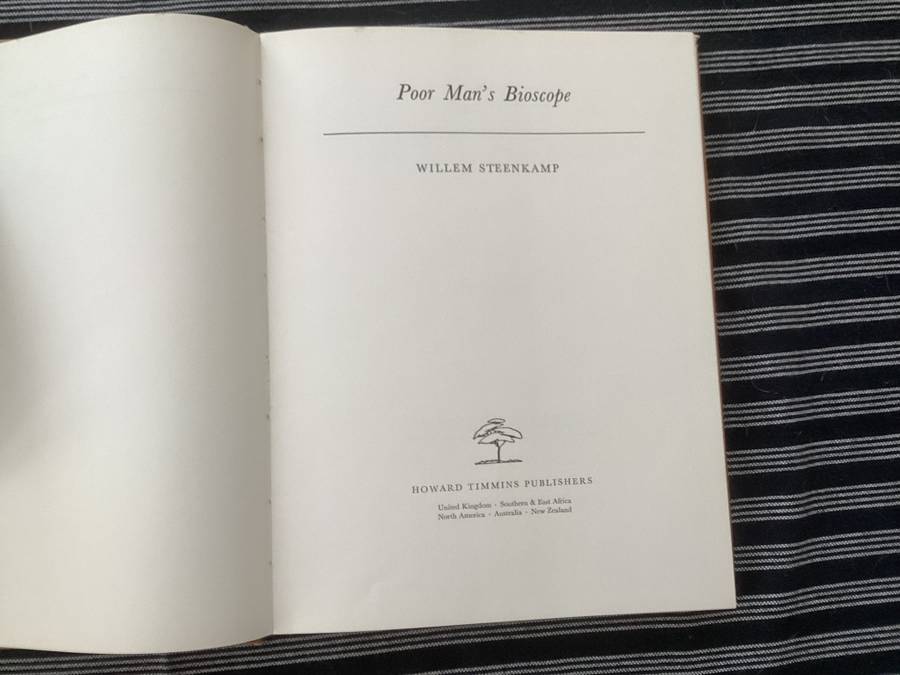 Poor Mans Bioscope. (Cape Town - A panorama of people, places and events). Hardcover.
