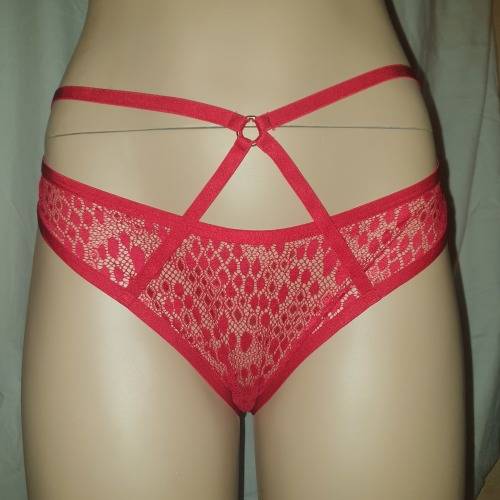 Victoria's Secret Brazilian Snake Lace Thong