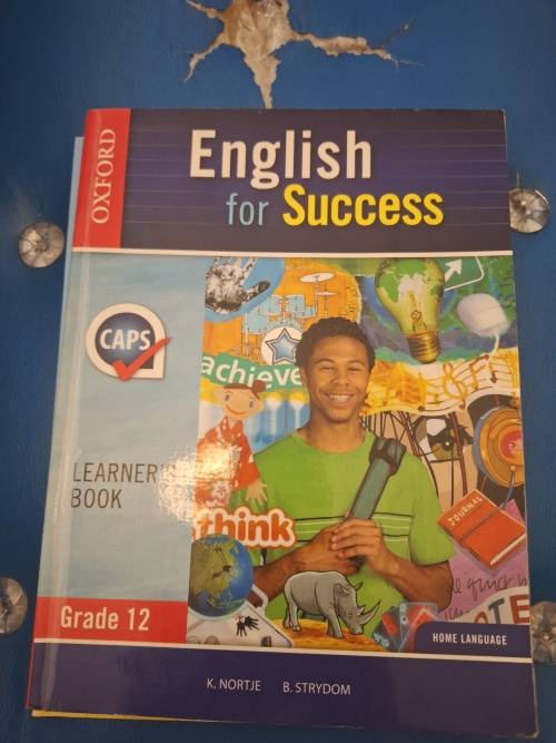 SCHOOL BOOKS EDUCATION Oxford English for Success Grade 12 Learners Book