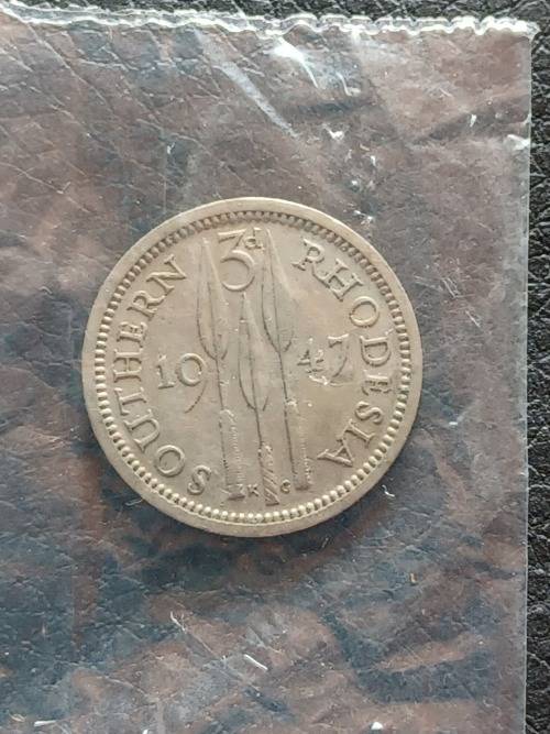 3D Southern Rhodesia Coin 1947 Nice Find COINS MOENY