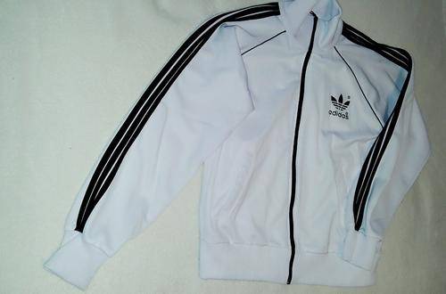 Black and White Sporty Adidas Jacket - Size S