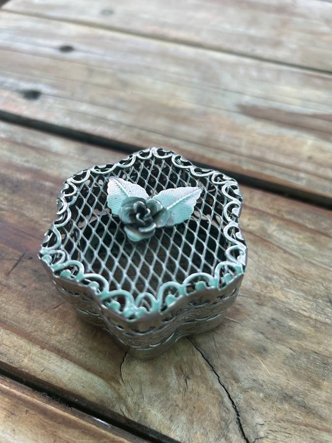 Ornate Filigree Jewelry Box