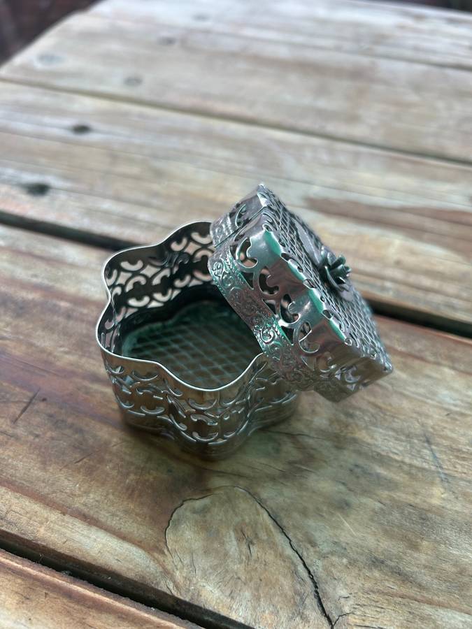 Ornate Filigree Jewelry Box