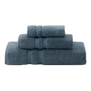 SMASHING AUCTION!!!!****** 3 PIECE NAVY BLUE GUEST TOWEL GIFT SET