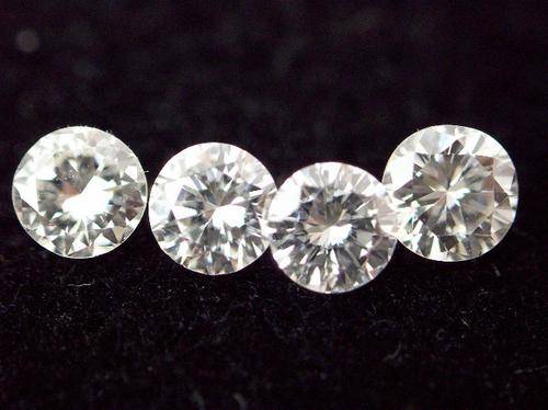 NATURAL LOOSE WHITE DIAMOND,1MMSIZE-4PCSLOT,NR